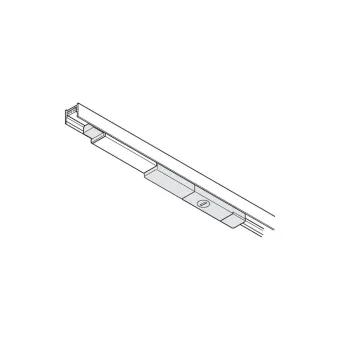 Adapteris su Clip jungtimi LED juostai OneCable, 24V, 75W, Multi-White, juoda