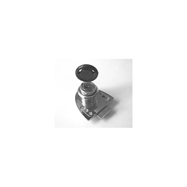 Drawer lock 850N Ø19x22mm key to differ, right, nickel plated