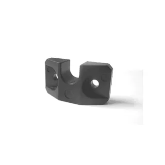 Drawer stop, plastic, for central locks, CC20mm, black