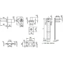 Spynelė centrinė 1018 L500mm, 3x13mm,