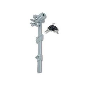 Central lock 851N L500mm, Ø19x22mm 8mm, lateral lock, nickel plated