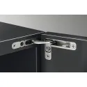 Concealed hinges AIR, with PUSH, nickel
