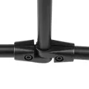 2-way connector, adjustable angle, for Ø25mm tube, chrome
