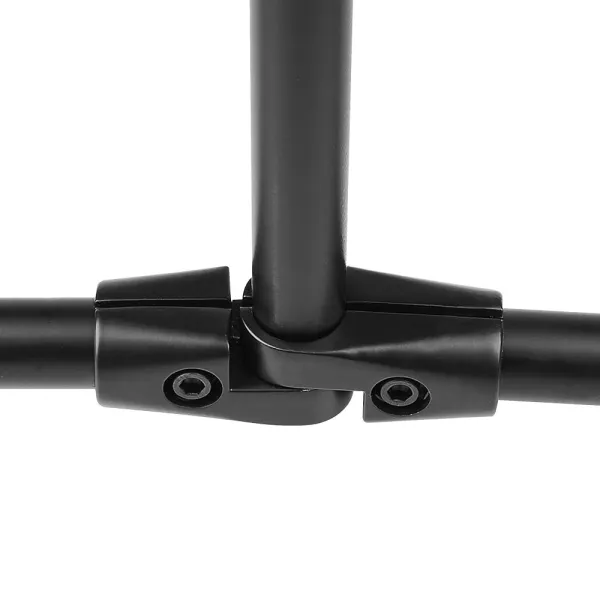 2-way connector, adjustable angle, for Ø25mm tube, chrome