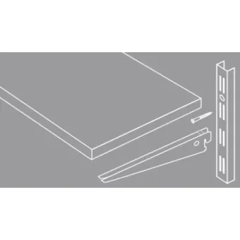 Laikiklis U dvigubas L270mm, 50kg aliuminis