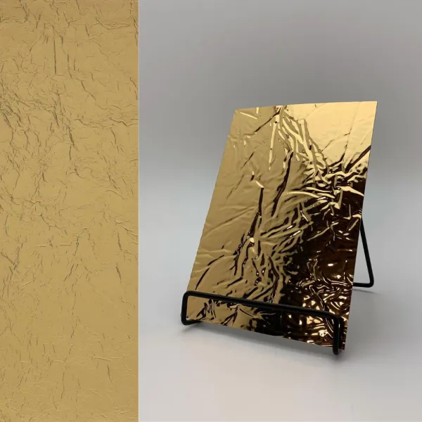 Decorative panel SL CREPA Gold, 2600x1000x1,7mm, NA