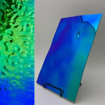 Decorative panel SL OCEAN Aqua, 2600x1000x6mm, SA
