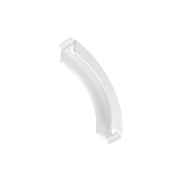 Profile corner connector OneCable, for connection between two room levels, 90°, white