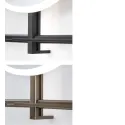Mirror with LED light IO-S Ø600mm 220V/65W black