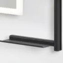 Mirror with LED light IO-D 800x600mm 220V/75W black