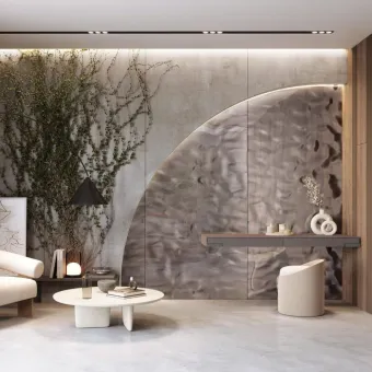 Decorative panel SL OCEAN Anthracite AR, 2600x1000x6mm, SA