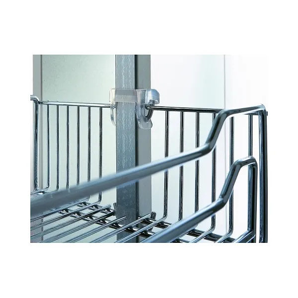 Larder unit pull-out DISPENSA W300mm H1600-2000mm, steel, installation behind fronts, baskets
