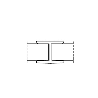 Plinth joint H100mm