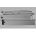 Drawer sides METALBOX L400mm H85mm white RAL9010