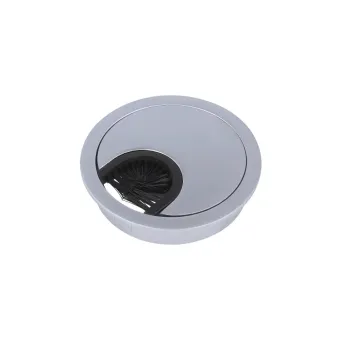 Lizdas laidams Ø60x13mm, su šepetėliu aliuminis
