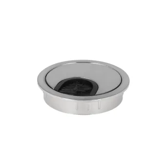 Lizdas laidams Ø60x13mm, su šepetėliu nerūdijantis plienas