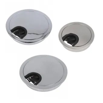 Lizdas laidams Ø80x13mm, su šepetėliu juoda