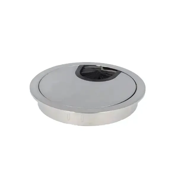 Lizdas laidams Ø80x13mm, su šepetėliu nerūdijantis plienas
