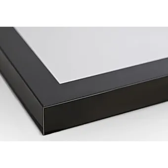 Profilis rėmeliui 01, L3500mm, aliuminis anoduotas, juoda