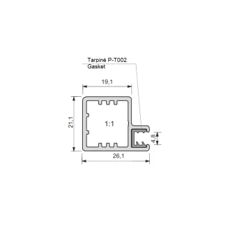 Frame from P-23 profile