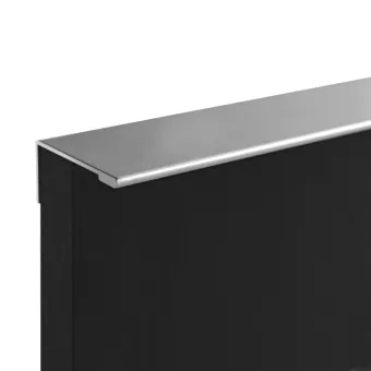 Aluminium handle, screw-mounted, from profile P-A27
