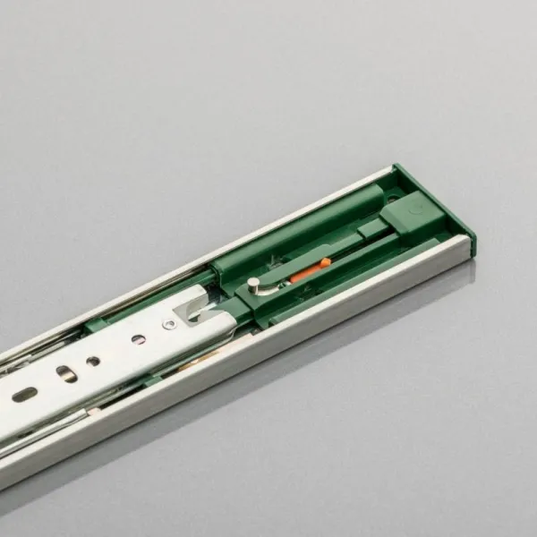 Bėgeliai guoliniai L500mm, H45mm, pilno ištraukimo su švelniu uždarymu