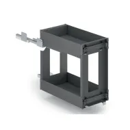Pull out metal Cargo basket Hyper 8102, W300mm, full extension, with soft close, anthracite