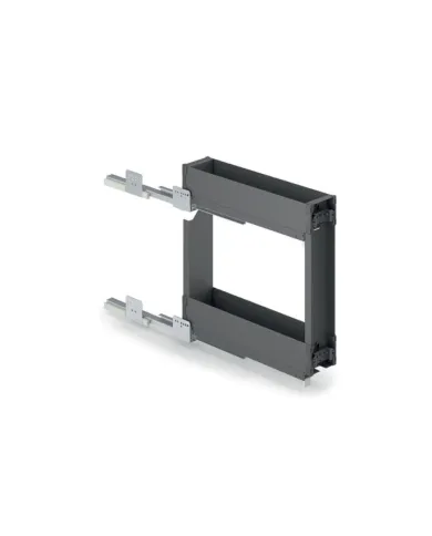 Ištraukiamas Cargo krepšys Hyper 8104, metalinis, MP150mm, kairė, pilno ištraukimo, su švelniu uždarymo