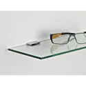 Glass shelf support, 5-6mm, chrome