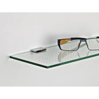 Glass shelf support, 5-6mm, chrome