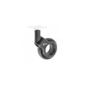 Furniture castor STRADA, Ø60mm, black, without brake