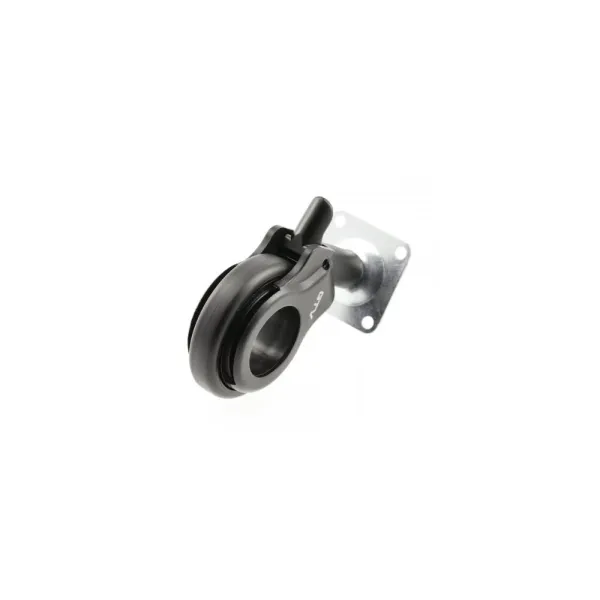 Furniture castor STRADA, Ø60mm, black, with brake