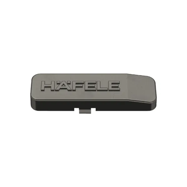 Cover cap, for Metalla 310/110 full overlay hinge, black