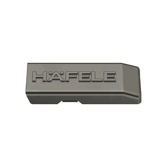 Cover cap, for Metalla 310/110 half-overlay/inset hinge, black