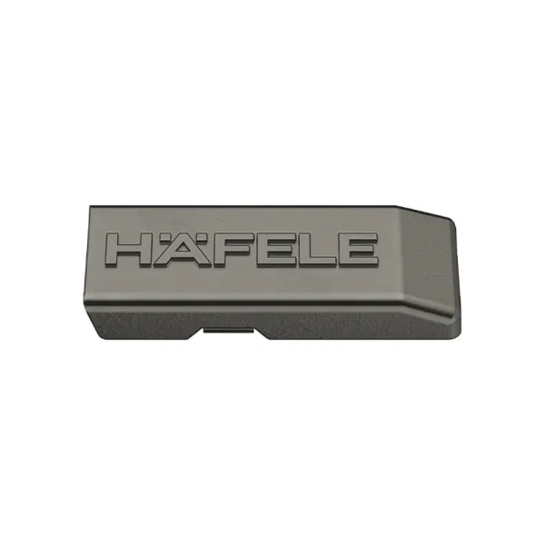 Cover cap, for Metalla 310/110 half-overlay/inset hinge, black