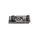 Mounting plate Metalla 310, Clip, H0mm, with Euro screws, black