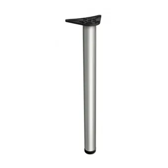 Table leg Ø60mm H710mm gray