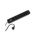 6-way power strip PRIMO 2, 6xCEE7/3, with supply cable L2000mm