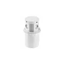 Pull-out power socket Ø120mm, 4xSchuko, 2xUSB, 2xRJ45, 5W wireless charger, cable L1.5m, white