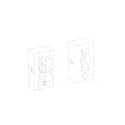 Jungtys tarpiniam profiliui MODUS FRAME (2 jungtys)