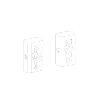 Jungtys tarpiniam profiliui MODUS FRAME (2 jungtys)