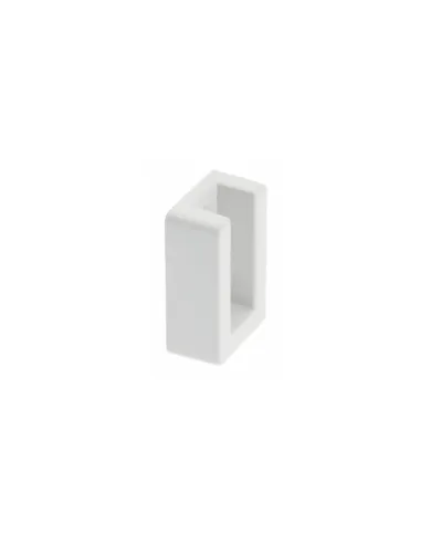 Laikiklis 30x12mm, vamzdžiui, galinis baltas