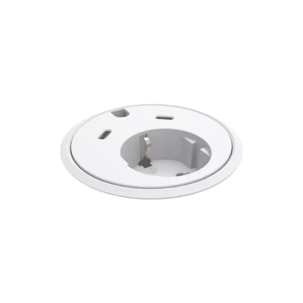 Power distributing unit PowerDot 16, 1xF, 2xUSB-C chargers, 1 cable grommet, cable L1500mm, white