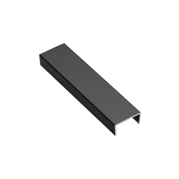 Profilis aliuminis uždedamas 18 LMDP L3000mm, juodas