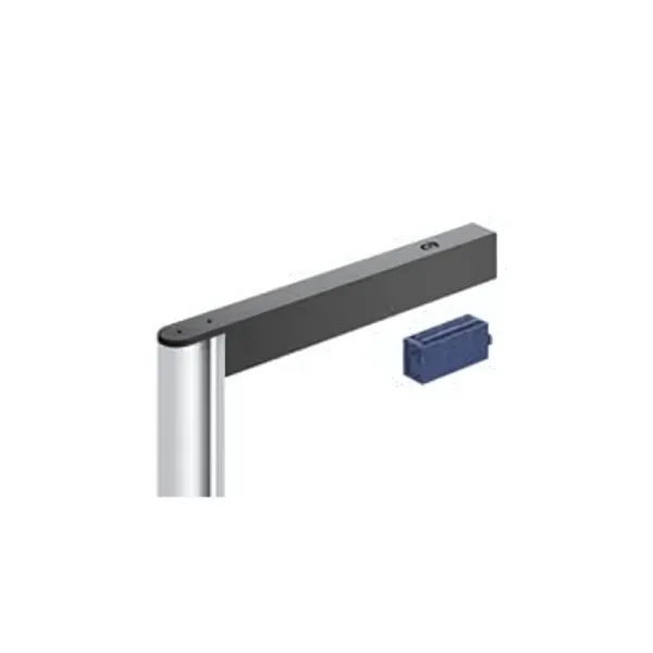 Upper wall connection element L295mm black STILI ELLIPSE