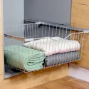 Pull-out drawer/basket SIMPLA, W600mm, H150mm, gray