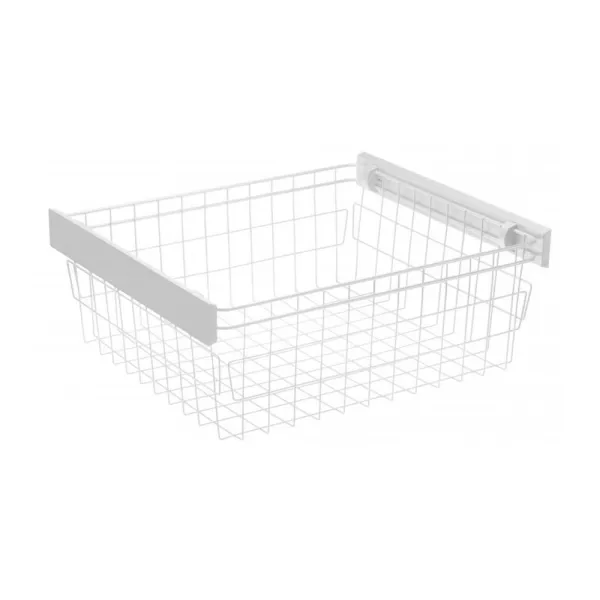 Pull-out drawer/basket W600mm, with soft close, white