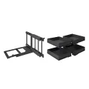 Reversible corner mechanism COMPACT W450mm IKONA, anthracite
