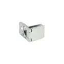 Hinge glass/wood SQUARE II intermediate matt chrome