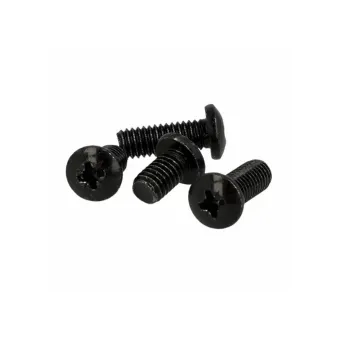 Screws set, for fixing cap "Easy" M6x10mm & M6x16mm, stainless steel, black